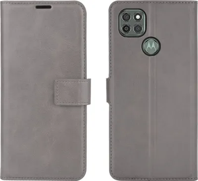 Produktbild von Mobigear Wallet  Motorola Moto G9 Power Hülle Klapphülle Geldbörse - Grau