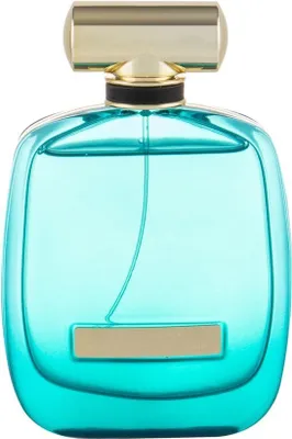 A studio shot of a perfume bottle.