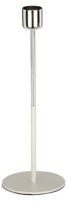 Produktbild von Kerzenhalter silber 23cm aus Metall