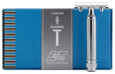 Obrázek produktu pro Fatip Chrome Classic Velká břitva s otevřeným hřebenem 42107