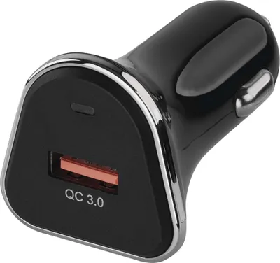 EMOS USB Auto-Ladegerät Quick QC 3.0, Zigarettenanzünder, 3A Ladeadapter für Auto, PKW, Kfz, 12 V Au