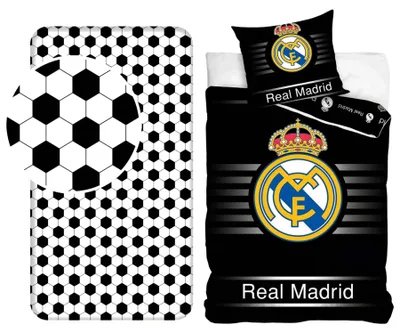 Produktbild von Schlafzimmer-Set von Real Madrid: Bettbezug und Bettlaken