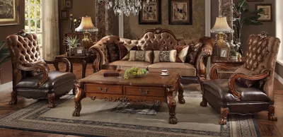 Produktbild von Chesterfield Sofa 2Sitzer Luxus Polster Sofas Design Textil Zweisitzer Holz neu