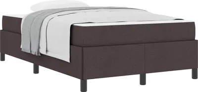 Produktbild von vidaXL Boxspringbett Dunkelbraun 120 x 200 cm Stoff