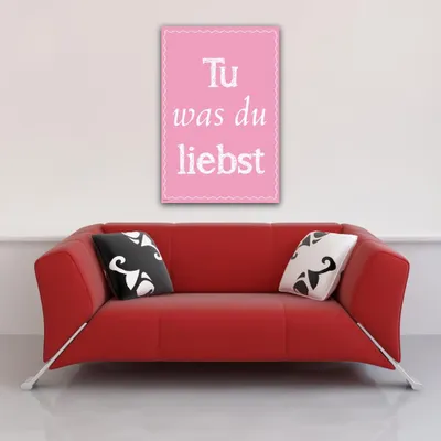 Image de Motivational - Poster - Fais ce que tu aimes + 2 barres de poster en alu 63 cm
