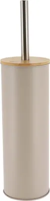 Produktbild von Tendance Toilettenbürste taupe Metall Bambus 9,6x9,6x39,5 cm