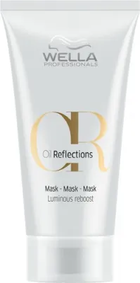 Produktbild von Wella Professionals Oil Reflections Luminous Reboost Mask 30ml, 30 ml, Frauen, Alle Haare, Alle Farben, Nährend, Glanz, Weißer Tee
