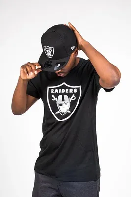 Image de New Era Herren T-Shirt NFL Las Vegas Raiders Logo noir L