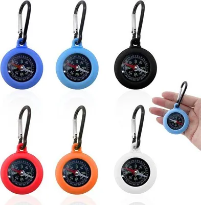 Immagine prodotto di Set di mini-bussole per bambini, in vari colori, impermeabili, ideali per le escursioni e come regalo di emergenza
