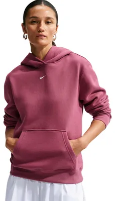 Produktbild von Nike Studio Fleece Damen Hoody Pink Smoke/Sail Pink Smoke/Sail L