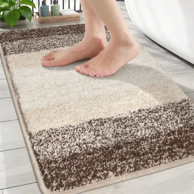 Produktbild von Rutschfeste Badmatte aus Mikrofaser, wasserabsorbierend und waschbar
