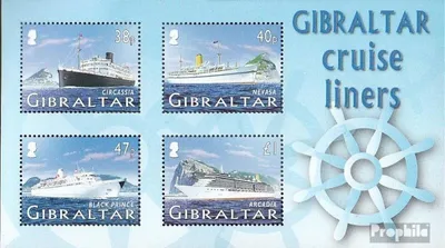 Produktbild von Briefmarken Gibraltar 2005 Mi Block67 (kompl.Ausg.) postfrisch Kreuzfahrtschiffe