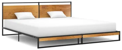 Obrázek produktu pro vidaXL Kovová postel 200x200 cm