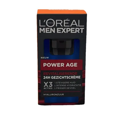 Produktbild von L'Oreal Paris Power Age Revitalizing 24h Hyaluronic Acid Face Cream - 50 Ml