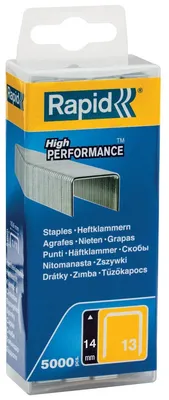 Obrázok produktu pre Rapid 40303082, Balík svoriek, 1,4 cm, 5000 svoriek, Upevnenie, Kovová, R33, R83, ALU913
