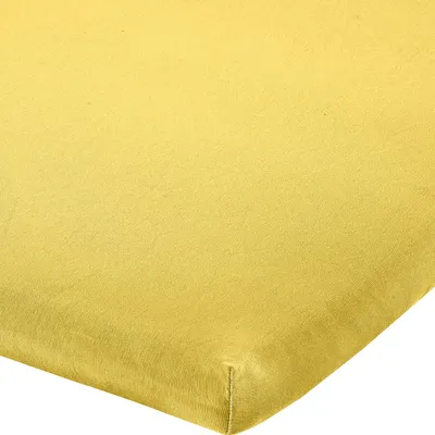 Produktbild von Erwin Müller Topper-Spannbettlaken Freising" gelb 120x200 cm - 130x220 cm"