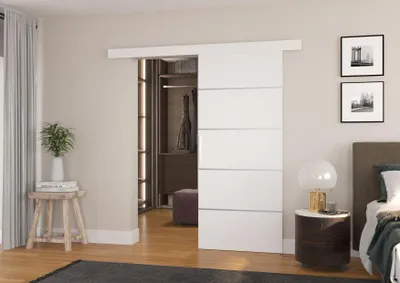 Obrázek produktu pro Posuvné dveře 96 cm BAGRIA - bílé