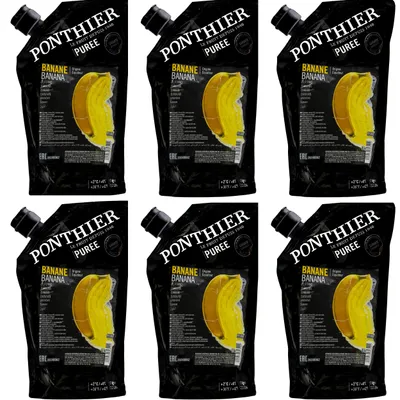 Produktbild von Ponthier BANANEN PÜREE Frucht-Püree 6x 1KG