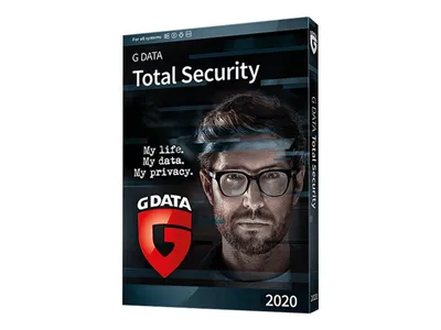Produktbild von G DATA Total Security 2020 3 PC. Für Windows 7/8/10/MAC/Androd/iOs