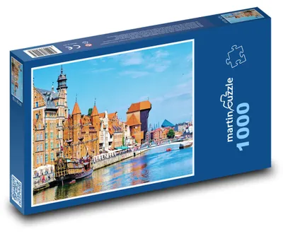 Obrázek produktu pro Puzzle 1000 Gdaňsk - měšťanské domy - martinpuzzle