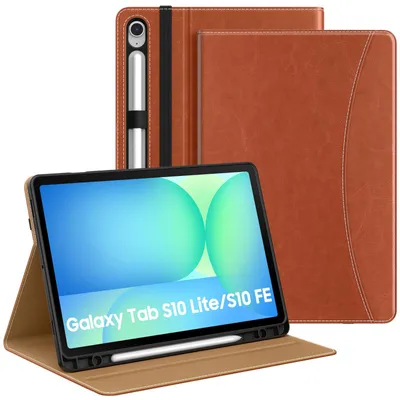 Produktbild von MoKo Hülle für Samsug Galaxy Tab S10 Lite/ S10 FE/ S9 FE/ S9 10.9/11 Zoll – C Braun