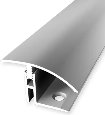 Produktbild von PROVISTON | Übergangsprofil | Parkettausgleich | Breite: 39 mm | Höhenausgleich: 17 - 22 mm | Länge: 1000 mm | Aluminiumprofil | Silber | 1 Stück