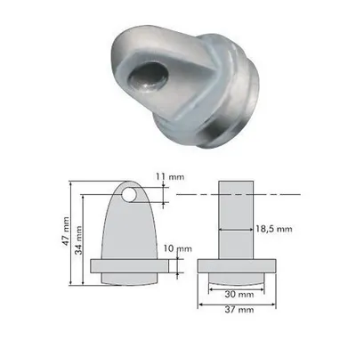 Produktbild von OMP Überrollbügel AA/123 37mm