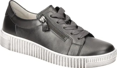 Produktbild von Gabor 53.334 Damenschuhe - Halbschuhe - Sneaker grau Freizeit NEU