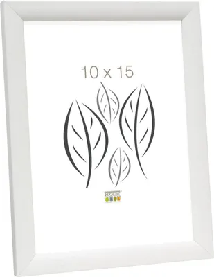Image de Deknudt cadre photo en bois S54S blanc 21x29,7 cm cadre pour diplôme DIN A4