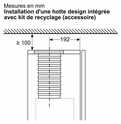 Image de Kit de recyclage pour hotte - Siemens - LZ11IBJ16 -
