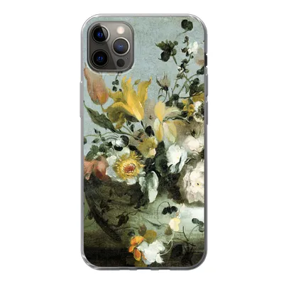 Produktbild von MuchoWow® Handyhülle Schutzhülle Hülle für iPhone 13 Pro Max Blumen - Alte Meister - Barock Silikon Softcase Handy Hülle - Mobiltelefon