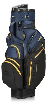 Zdjęcie produktu dla Big Max Drilite Silencio 3 – wodoodporna torba golfowa – 14 przegródek – czarna/niebieska