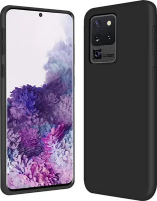 Immagine prodotto di Custodia Samsung Galaxy S20 Ultra protezione del telefono cellulare copertura in silicone custodia del telefono cellulare, nero