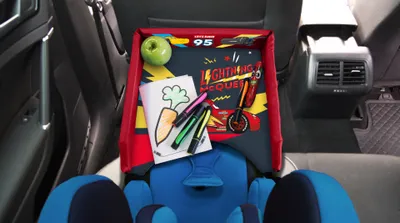 Zdjęcie produktu dla Stolik podróżny SEVEN Cars McQueen Polyester, 37x37x8 cm