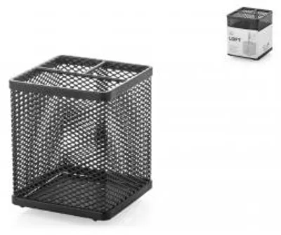 Immagine prodotto di H&H Porta Posate Loft Nero Cm 9,5X9,5Xh12