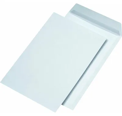Immagine prodotto di mayer-network 30005531 Versandtaschen C4, blickdicht, ohne Fenster, haftklebend, 120 g/qm, weiß, 250 Stück