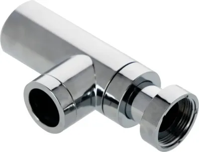 Produktbild von veporit. Tassensiphon für Waschtisch 1 1/4 Zoll x 32 mm Kunststoff chrom