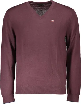 Produktbild von Napapijri Herren Pullover Rot NP0A4GJQ-DAMAVAND-V-4_ROSSO_RE7 : Größe - S Größe: S