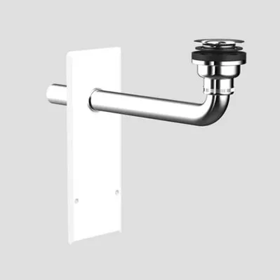 Produktbild von SANIT 03514010000 Fertigbauset für Wandeinbaugeruchverschluss weiß