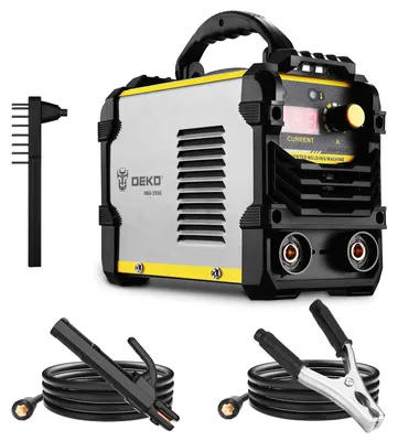 Produktbild von MMA Schweißgerät - Inverter Elektrodenschweißgerät MMA-200 - 220V - 4,1kW Leistung - Schweißstrom 20-220A - Für Elektroden 1,6-3,2mm - Tragbar Kompakt