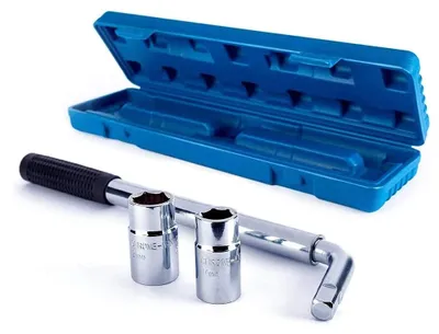 Obrázok produktu pre Kľúč na uvoľňovanie matíc kolies, 17/19 mm a 21/23 mm, s protišmykovou povrchovou úpravou, teleskopický
