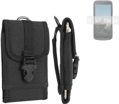 Produktbild von K-S-Trade Holster Handy Hülle kompatibel mit Doogee S41 Holster Handytasche Gürtel Tasche Schutz Hülle Robust Outdoor schwarz