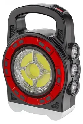 Immagine prodotto di Verk 12316 Torcia LED solare portatile da 20 W con powerbank, rossa