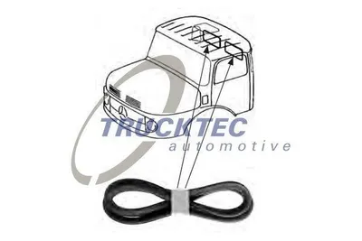 Produktbild von TRUCKTEC AUTOMOTIVE Zierleiste Heckscheibe 01.50.001