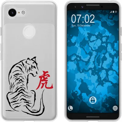 Produktbild von PhoneNatic Case kompatibel mit Google Pixel 3 Silikon-Hülle Tierkreis Chinesisch M3