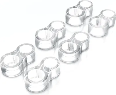 Produktbild von BEARWARE Türklinkenpuffer Twin 6er Set Türgriffpuffer, Türstopper, Stoßfänger 25 x 45 mm