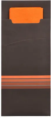 Produktbild von Papstar 86704, Schwarz, Orange, Rechteck, Papier, 520 Stück(e), 200 mm, 85 mm