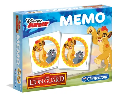 Produktbild von Clementoni Die Garde der Löwen Memo Kompakt