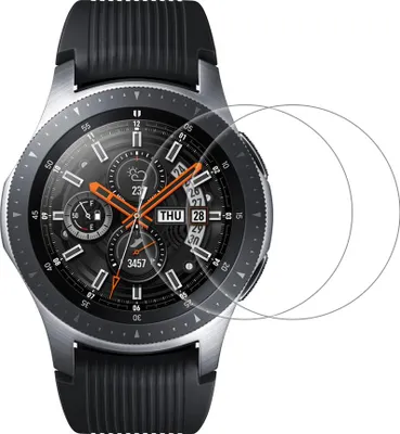 Immagine prodotto di Vetro temperato per Samsung Galaxy Watch 46mm [2 pezzi] Schermo protettivo in vetro temperato blindato Phonillico®