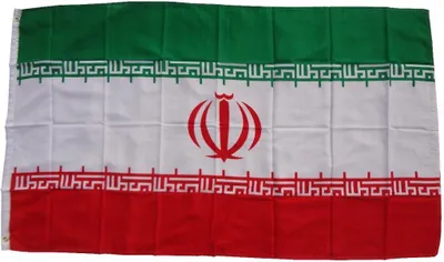 Immagine prodotto di Bandiera Iran 90 x 150 cm con 2 occhielli 100g/m² peso tessuto bandiera da issare per asta